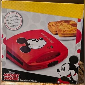 NIB - Disney Mickey Mouse Dual Sandwich Maker Model - NEW IN BOX